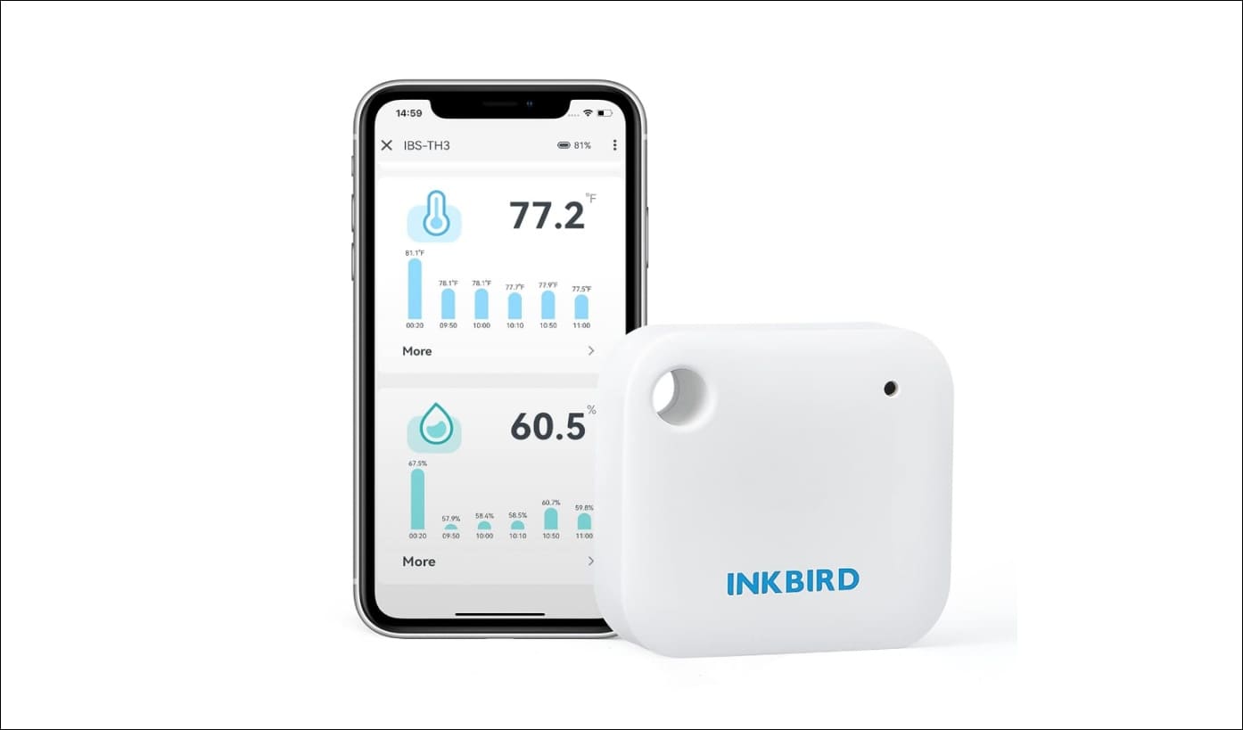 دماسنج InkBird Wifi برای آیفون