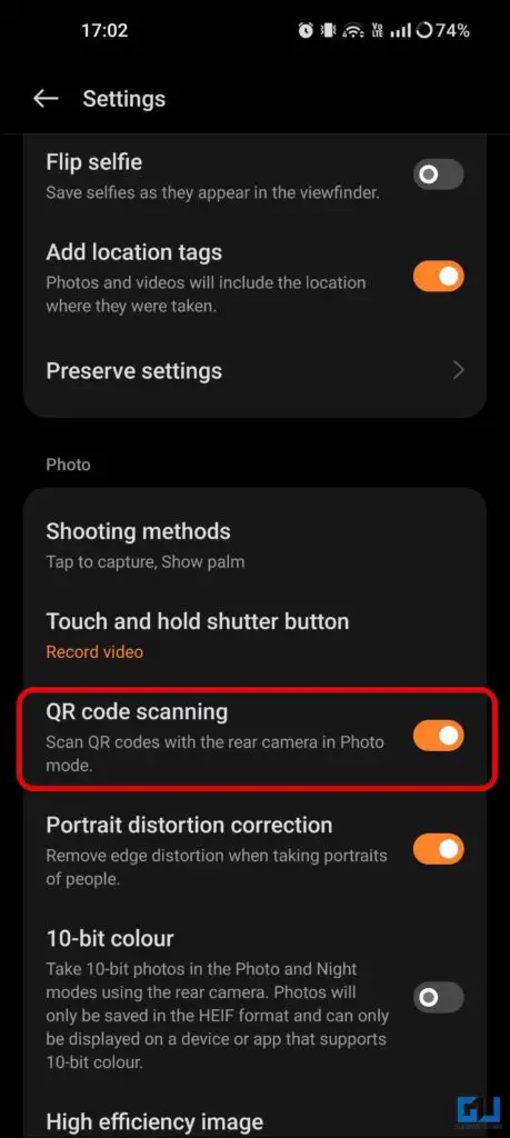 Fix Camera نمی‌تواند کد QR را در اندروید اسکن کند