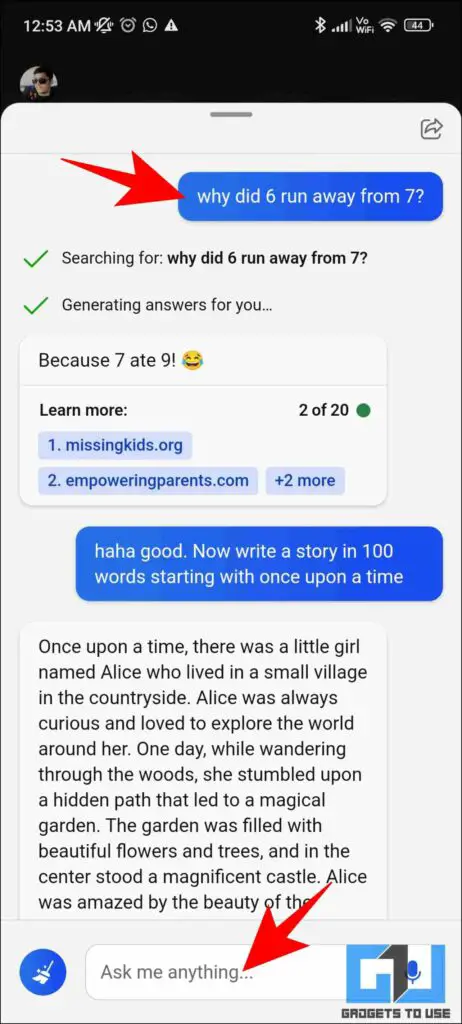 از چت Microsoft bing ai در آیفون استفاده نمایید