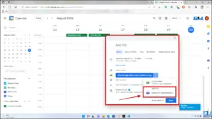یک دعوت نامه برای جلسه تیم از طریق ایمیل ارسال کنید