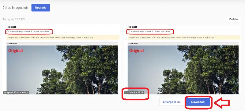 وضوح تصویر را افزایش دهید